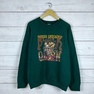 Vintage 1990s The First Black Queen Sweatshirt XXL